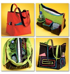 4851 MCC 2 GR8 TOTES,DETACH ORGANIZER,POCKETS PATTERN